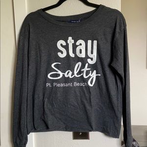 NWT stay salty long sleeve T-shirt